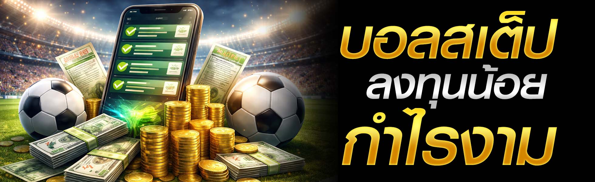 บอลสเต็ปลงทุนน้อยกำไรงาม